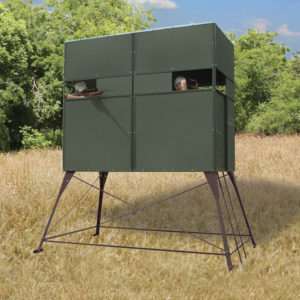 TEXAS HUNTER 4’X8’ TROPHY DEER BLIND WITH 4’ TOWER