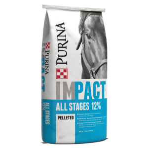 Purina Impact 12% All Stages Pelleted Horse Feed