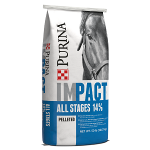Purina Impact All Stages 14% Pelleted Horse Feed