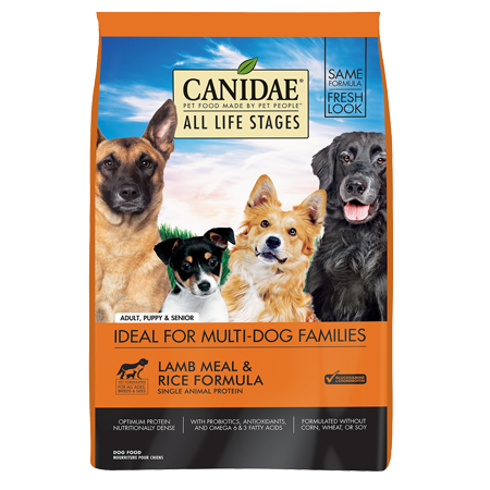 canidae less active dog food