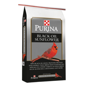 bag of Purina Classic Blend Wild Bird Chow: Black Oil Sunflower Seed