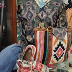 New Fall Arivval: Ladies patterned shirt with aztec print bag and shoes