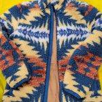 Aztec patterned jacket