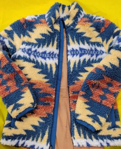 Aztec patterned jacket