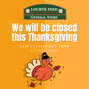 Closed for Thanksgiving