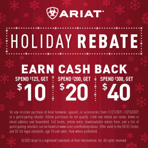 ARIAT Mail-In Rebate