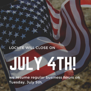 Closed July 4th