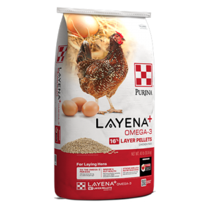 bag of Purina® Layena®+ Omega-3