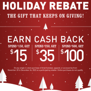 Ariat Holiday Rebate 2022