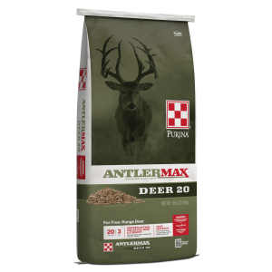 bag of Purina AntlerMax Deer 20 with Climate Guard and Bio-LG