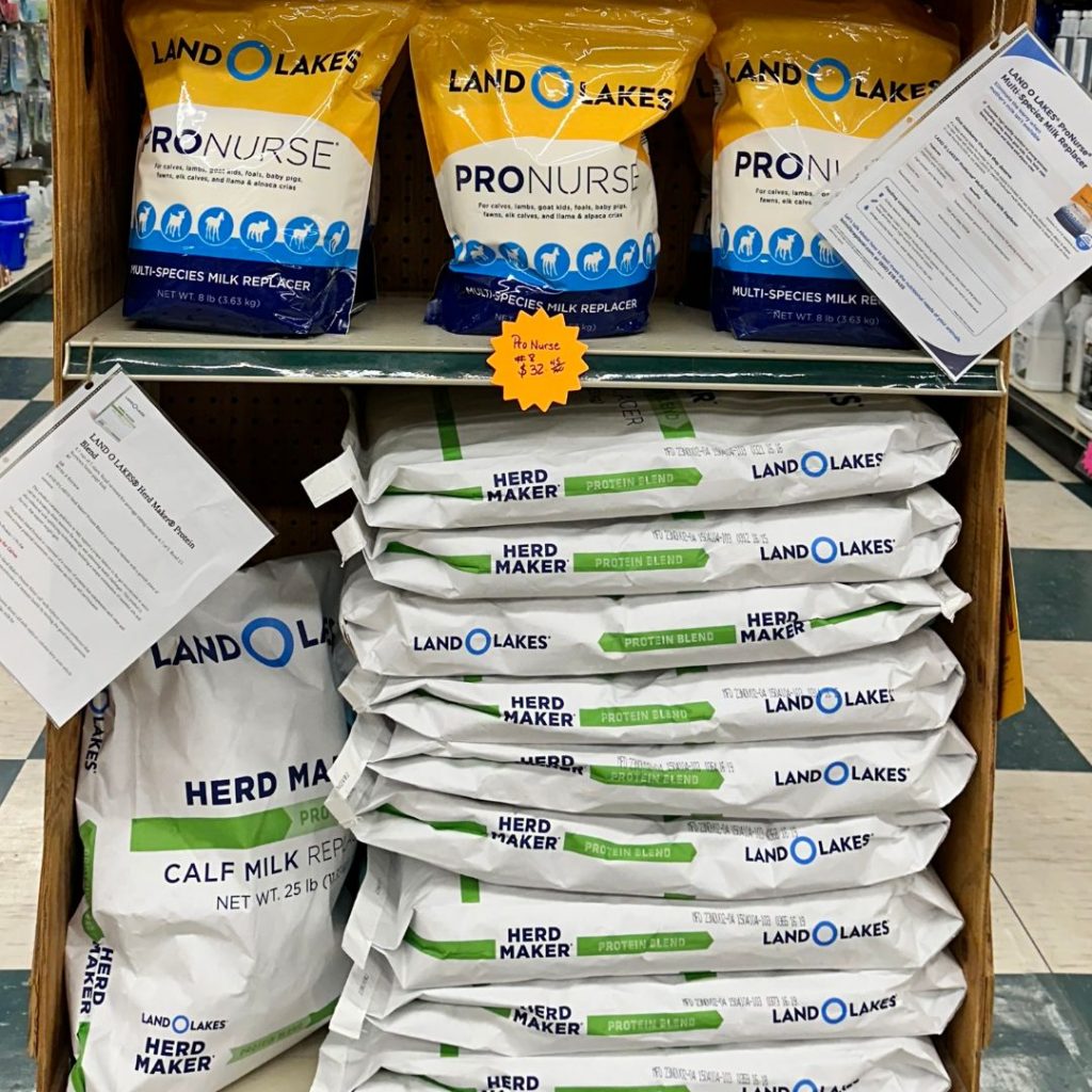 Milk Replacements Available Lochte Feed & General Store