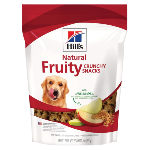 bag of Hill's Science Diet Natural Fruity Snacks Dog Treats with Apples & Oatmeal