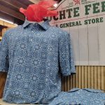 Blue men's shirt
