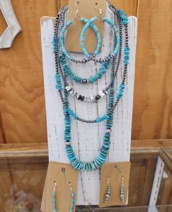 Turquoise beades and necklaces